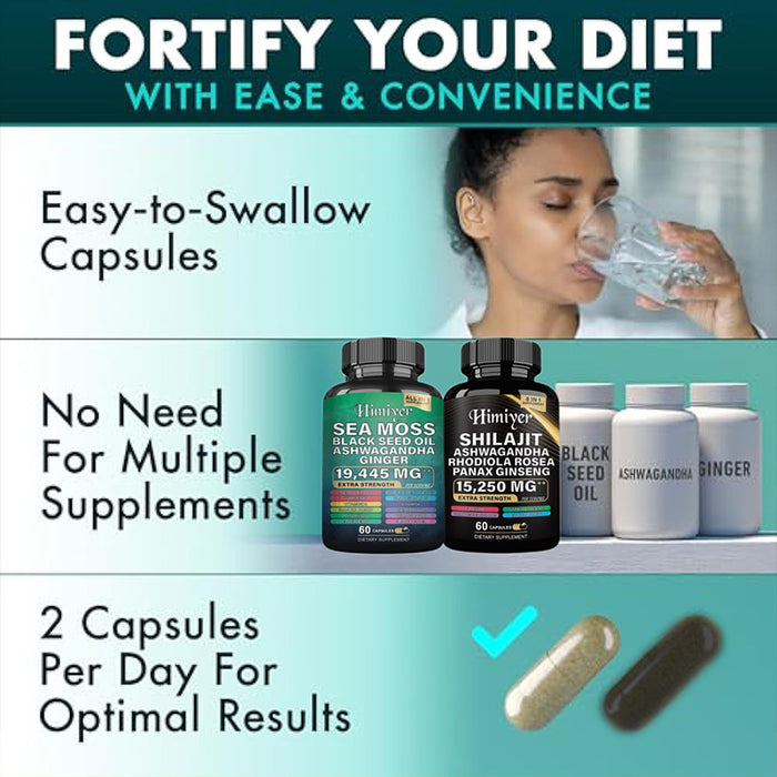 SEA MOSS SHILAJIT  set 1