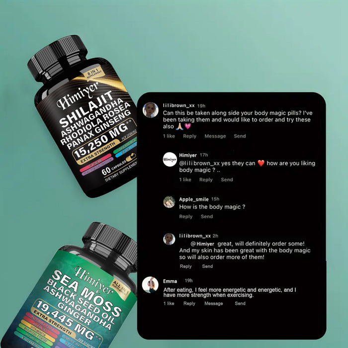 SEA MOSS SHILAJIT  set 1