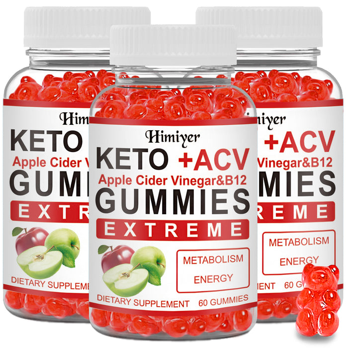 KETO +ACV Apple Cider Vinegar &B12 GUMMIES