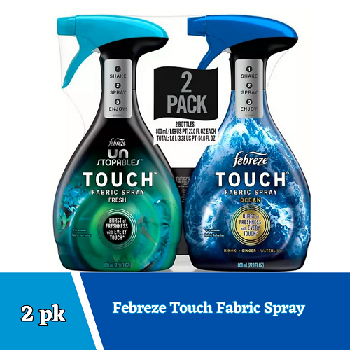 Febreze Touch Fabric Spray,  Fresh, 27 Ounce Pack of 2