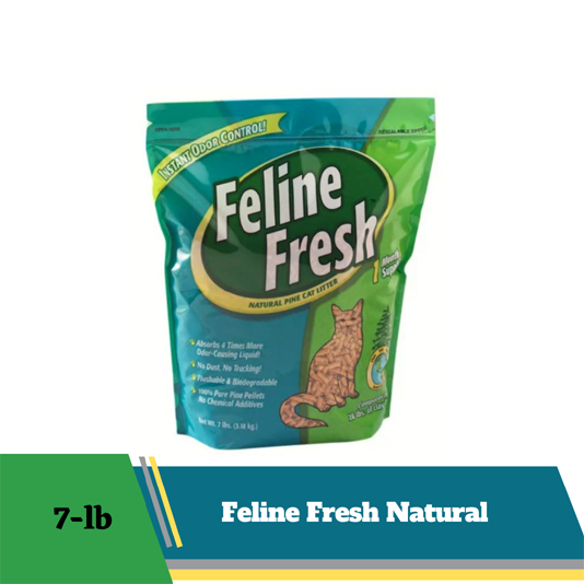 Feline Fresh Natural Pine Cat Litter, 7-lb