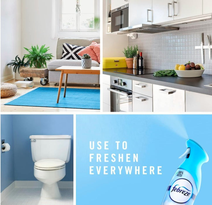 Febreze Air Fresheners, Room Fresheners, Odor-Fighting Air Effects, Lilac Scent , 8.8 oz. Aerosol Can, (Pack of 3) , Air Freshener Spray