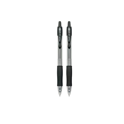 PILOT G2 Premium Retractable Gel Ink Rolling Ball Pens Ultra Fine Point Black Ink 2 Pack