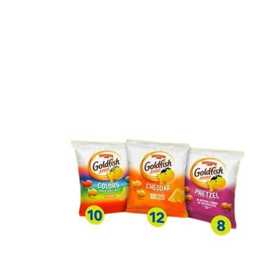 Pepperidge Farm Goldfish Crackers w/ Cheddar, Colors & Pretzel Crackers 30ct