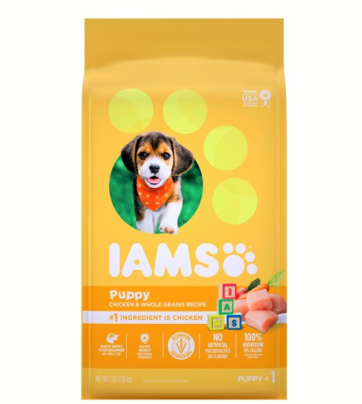 IAMS Proactive Health Smart Puppy Real Chicken Flavor Dry Dog Food for Medium Breed Puppy (7 lb. bag)