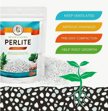 Improve Drainage and Ventilation,Help Root Growth,Organic Perlite for All Plants
