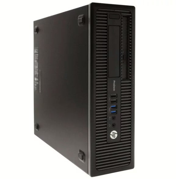 HP ProDesk 600G1 Desktop Computer PC, Intel Quad-Core i5, 500GB HDD, 8GB DDR3 RAM, Windows 10 Home, DVD, WIFI, 19in Monitor, RGB Keyboard and Mouse (Used - Like New)
