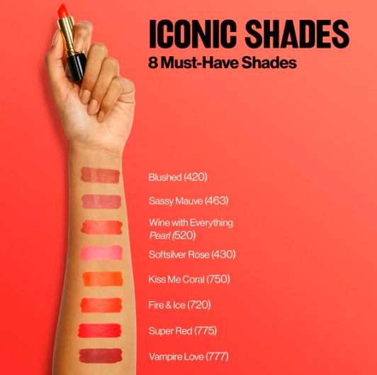 Revlon Super Lustrous Lipstick, Pearl Finish, 205 Champagne On Ice, 0.15 oz