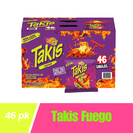 Takis Fuego Rolled Tortilla Chips  1 oz., 46 pk.