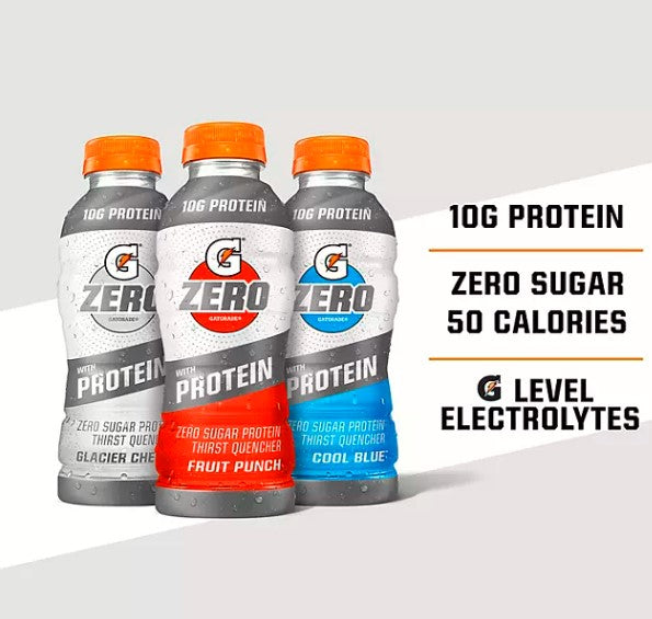 Gatorade G Zero with Protein Variety Pack 16.9 fl. oz. 15 pk.