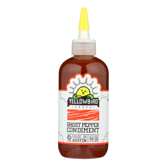 Yellowbird Sauce Ghost Pepper Condiment  - Case Of 6 - 9.8 Oz.