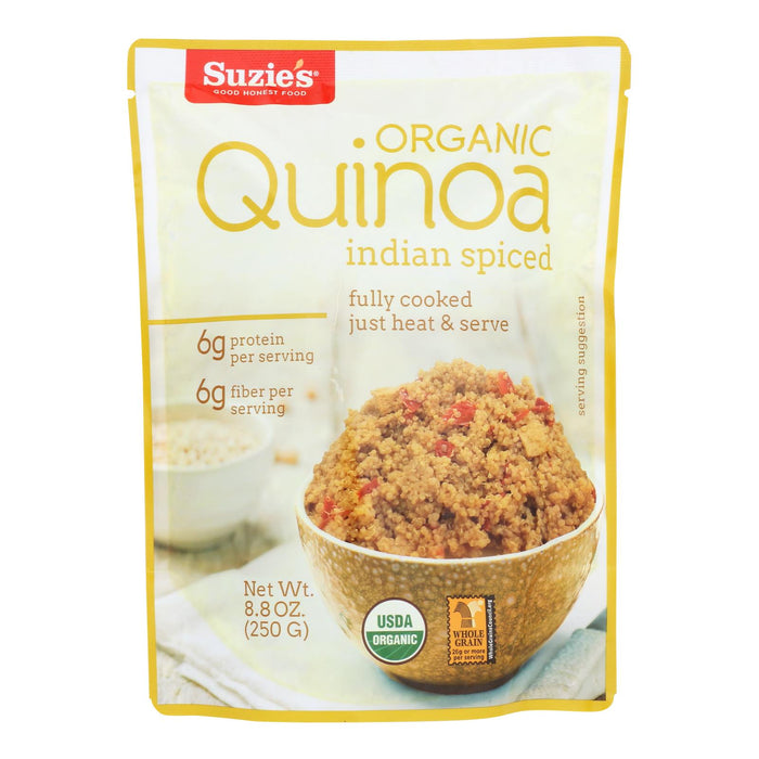 Suzie's - Quinoa Indian Spiced Ready To Eat - Case Of 6-8.8 Oz