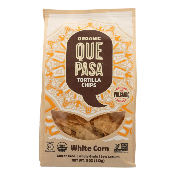 Que Pasa - Tortilla Chips White - Case Of 6-11.Oz