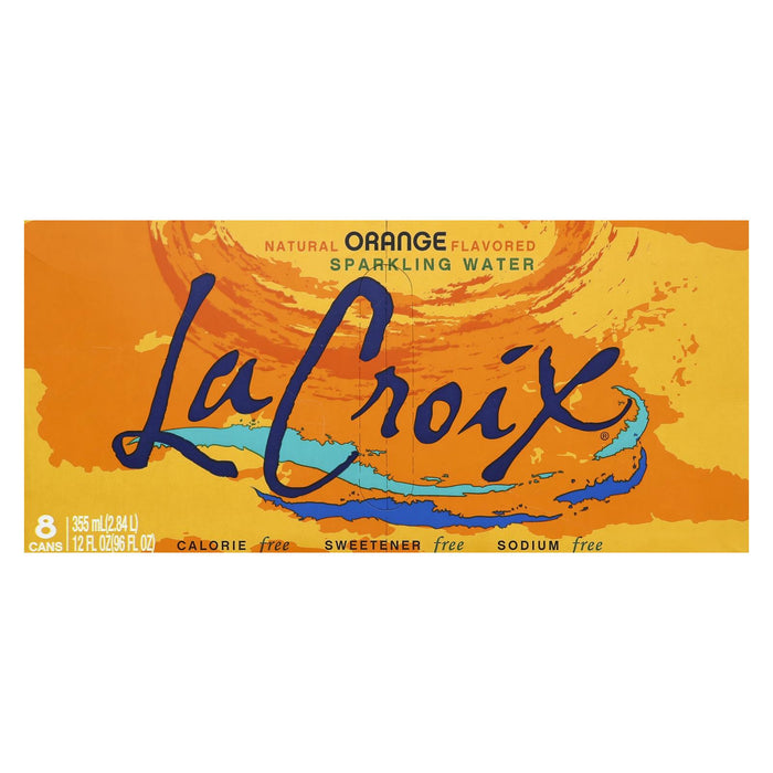 Lacroix - Sparkling Water - Orange - Case Of 3 - 8/12 Fl Oz