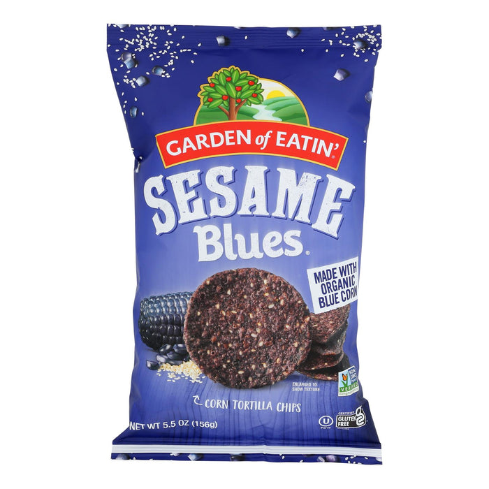 Garden Of Eatin' - Chip Blue Corn Sesame - Case Of 12-5.5 Oz
