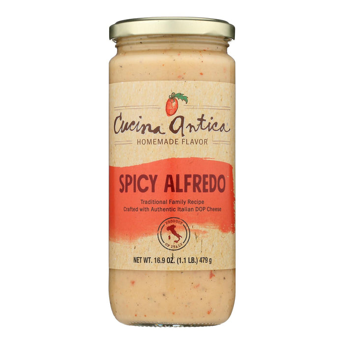 Cucina Antica - Alfredo Sauce Spicy - Case Of 6-16.9 Oz