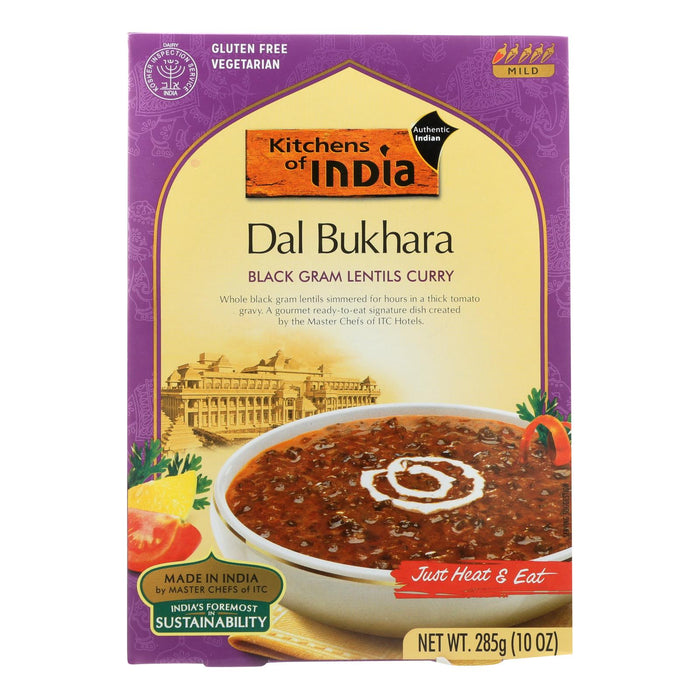 Kitchen Of India Dinner - Black Gram Lentils Curry - Dal Bukhara - 10 Oz - Case Of 6
