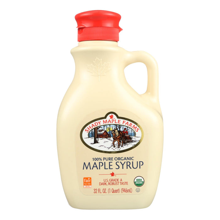 Shady Maple Farms 100 Percent Pure Organic Maple Syrup - Case Of 6 - 32 Fl Oz.