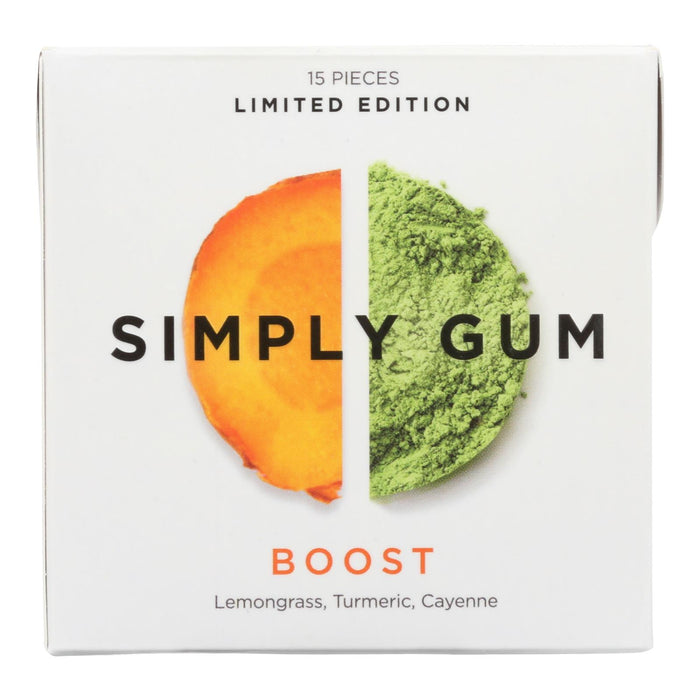 Simply Gum - Gum Boost - Case Of 12 - 15 Ct.