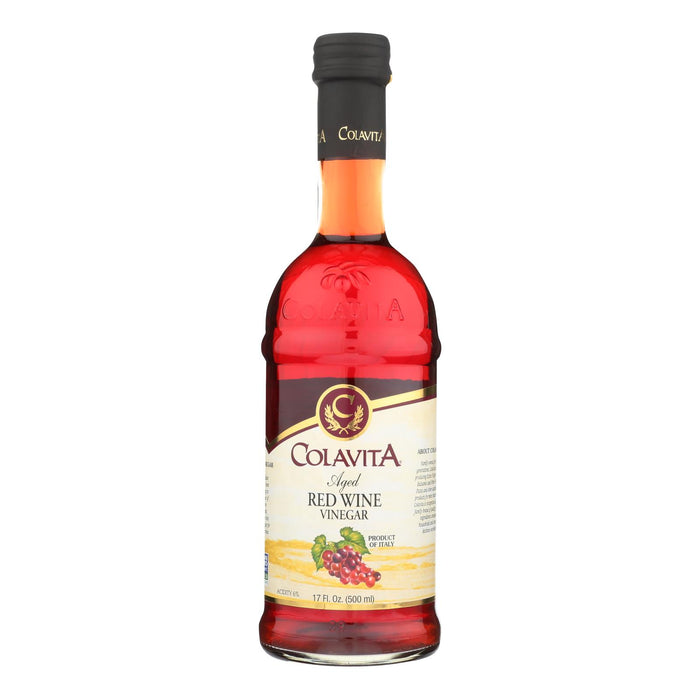Colavita - Aged Red Wine Vinegar -Case Of 12 - 17 Fl Oz.