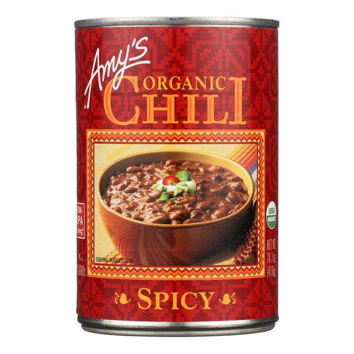 Amy's - Organic Spicy Chili -Case Of 12 - 14.7 Oz