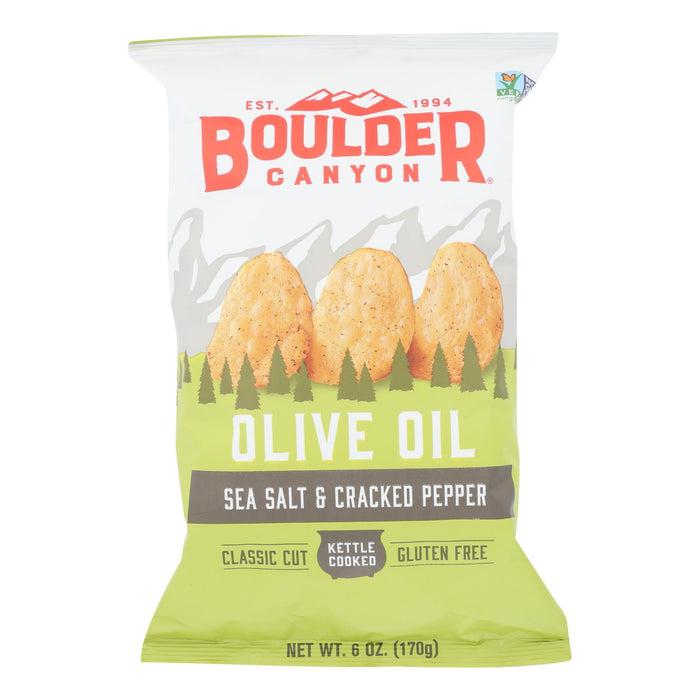 Boulder Canyon Natural Foods - Canyon Olv Oil Ss&pp - Cs Of 12- 6 Oz