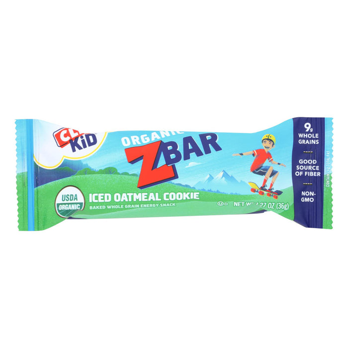 Clif Bar Organic Clif Kid Zbar - Iced Oatmeal Cookie - Case Of 18 - 1.27 Oz Bars.