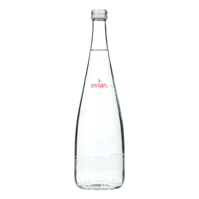 Evian Spring Water  -Case Of 12 - 25.4 Fz