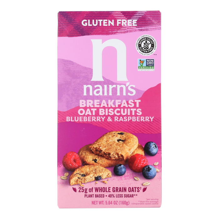 Nairn's - Biscuits Bluberry & Raspberry - Case Of 6-5.64 Oz.