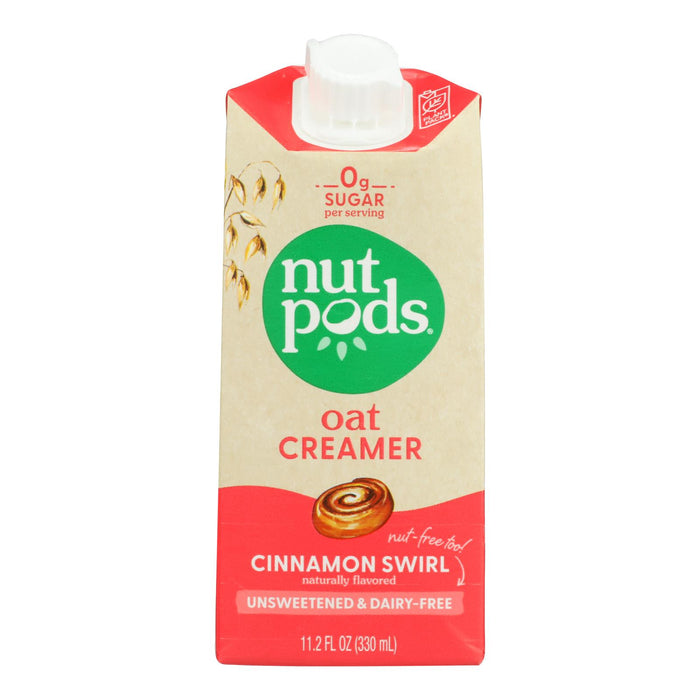 Nutpods - Crmr Oat Unswt Cinnamon Swrl - Case Of 12-11.2 Fz