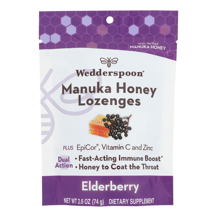 Wedderspoon - Loz Manuka Honey Elderberry - Case Of 6-2.6  Oz