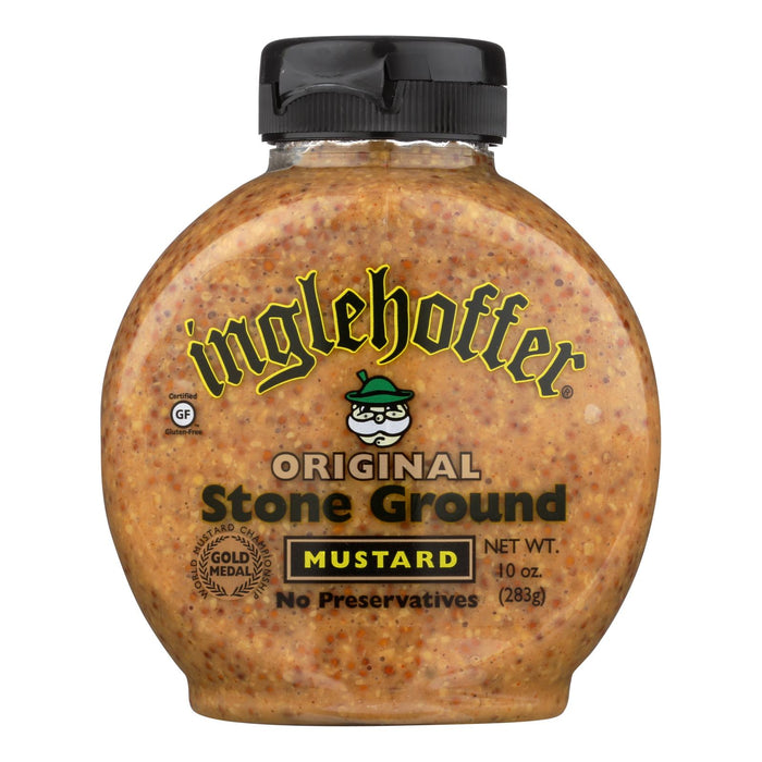 Inglehoffer - Mustard - Original Stone Ground - Case Of 6 - 10 Oz