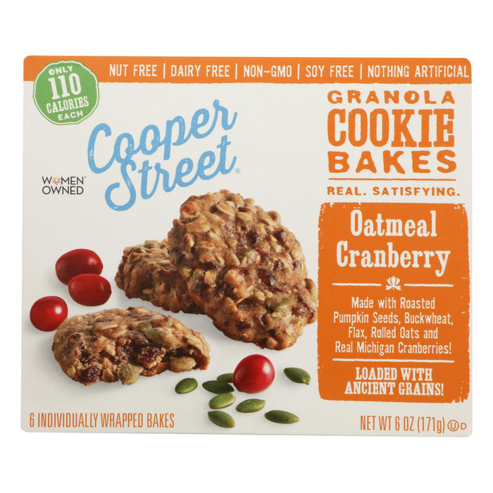 Cooper Street - Granola Bakes Oatmeal Cran - Case Of 6 - 6 Oz