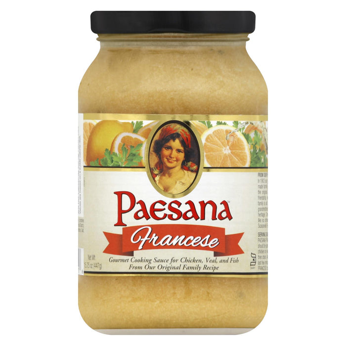 Paesana Cooking Sauce -Francese - Case Of 6 - 15.75 Oz.