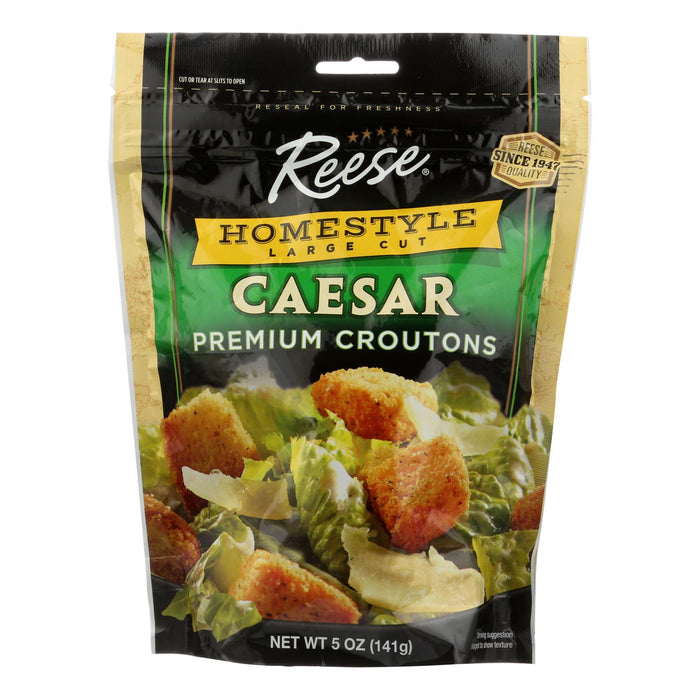 Reese Homestyle Caesar Croutons -Case Of 12 - 5 Oz.