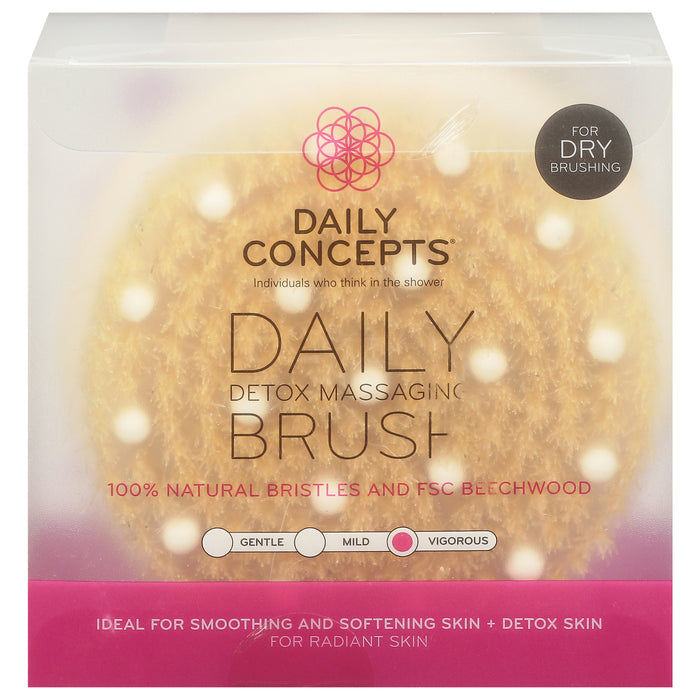 Daily Concepts - Brush Detox Massaging - 1 Each -1 Count