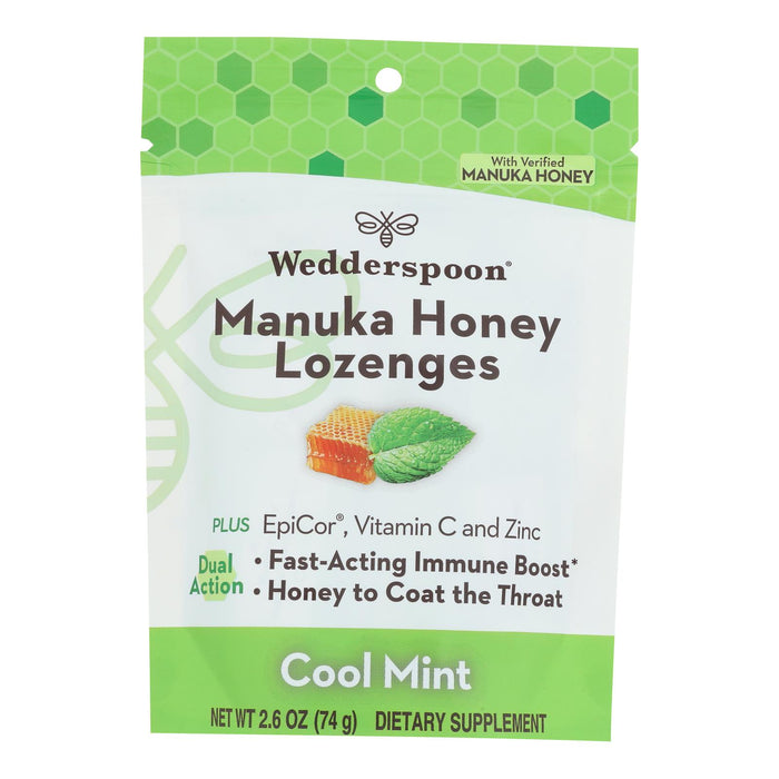 Wedderspoon - Loz Manuka Honey Cool Mint - Case Of 6-2.6 Oz