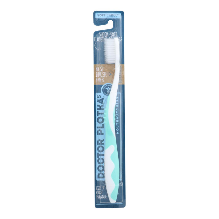 Doctor Plotka's - Toothbrush Adult Turqoise - Case Of 6-1.Ct