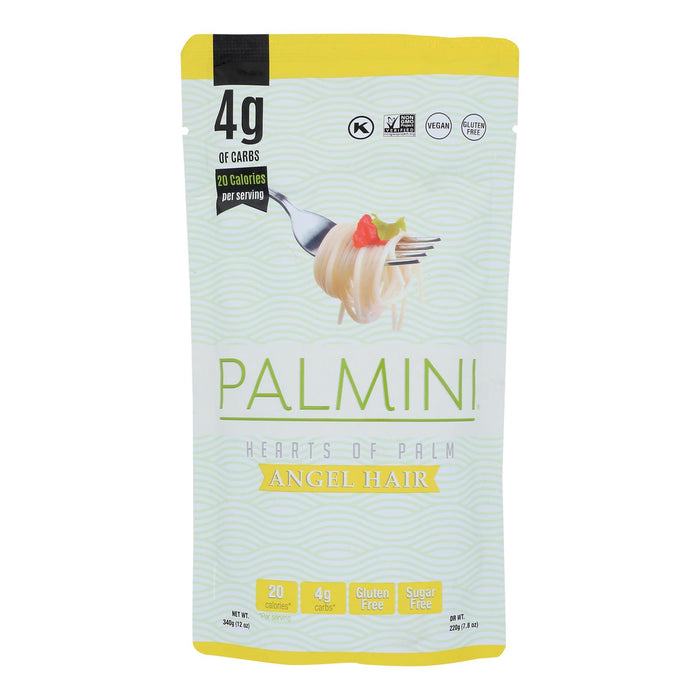 Palmini - Pasta Angel Hair Hrts/plm - Case Of 6-12  Oz
