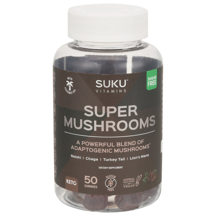 Suku Vitamins - Gummy Super Mushrooms - 1 Each- 50 Ct