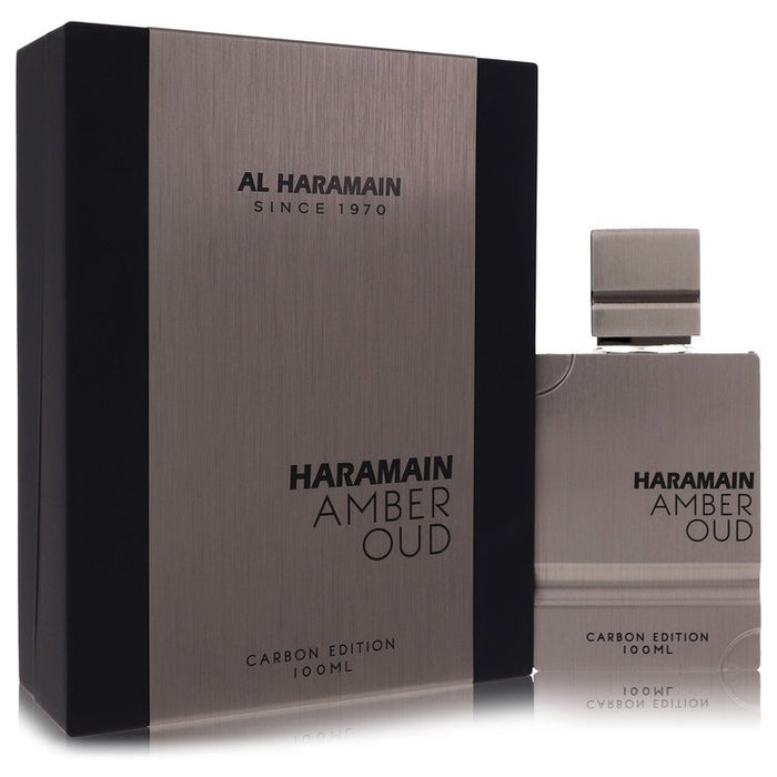 Al Haramain Amber Oud Carbon Edition by Al Haramain Eau De Parfum Spray (Unisex) 3.4 oz for Men