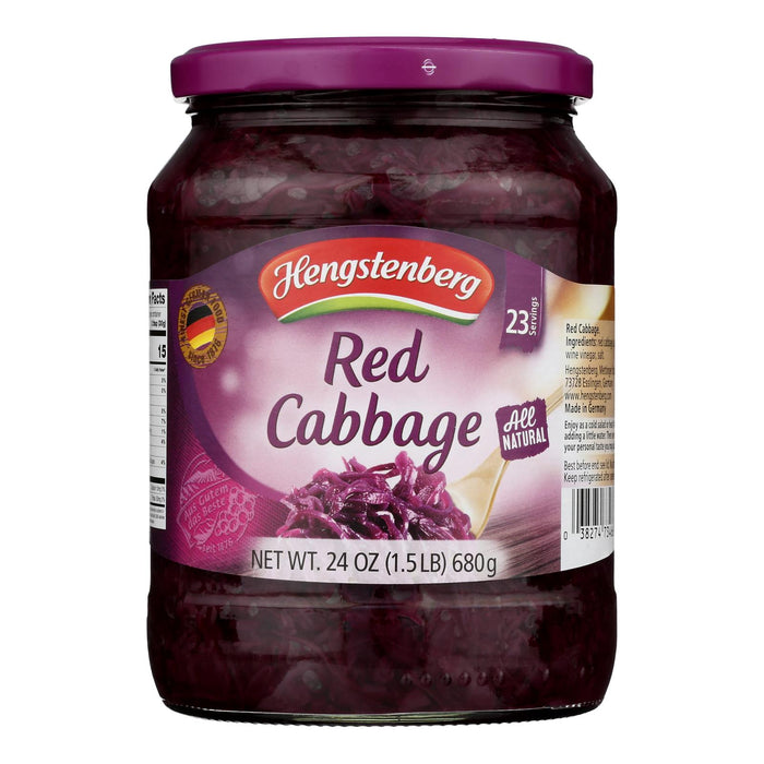 Hengstenberg - Cabbage Red Rotessa - Case Of 12 - 24.3 Oz