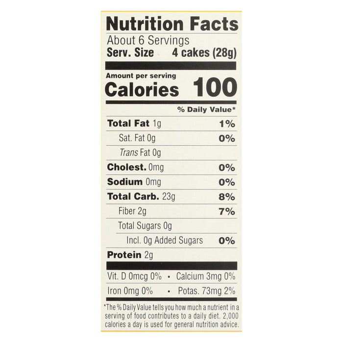 Lundberg Family Farms - Rice Ck Brn Sugar Free Thn Stk - Case Of 6-6 Oz.