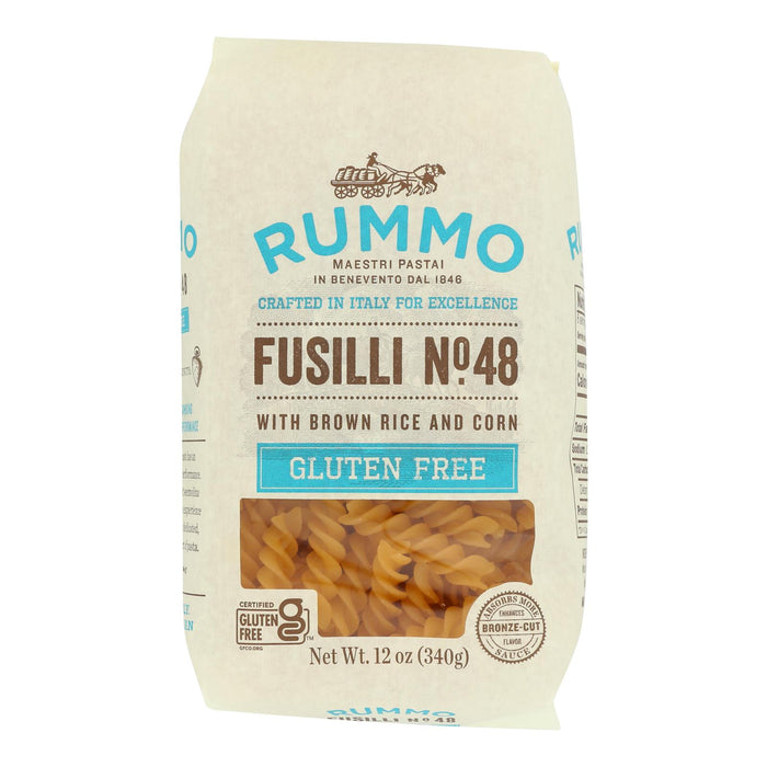 Rummo - Pasta Gluten Free Fusilli - Case Of 12- 12 Oz