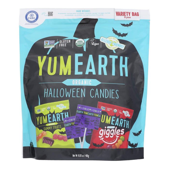 Yumearth - Candy Halloween 50ct - Case Of 6-16.55 Oz