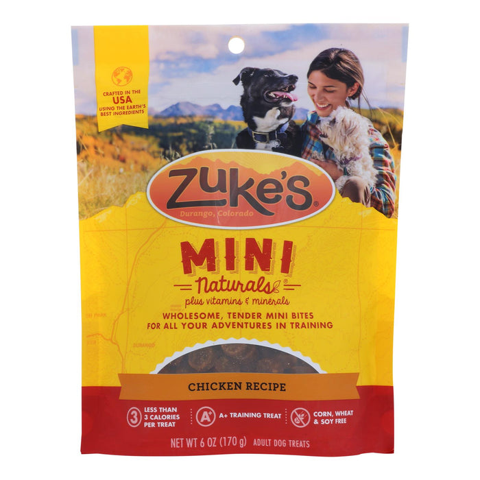 Zuke's - Mini Naturals Dog Chicken - Case Of 12-6 Oz