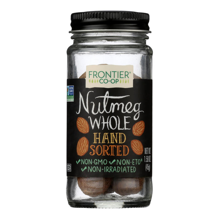 Frontier Natural Products Coop - Whole Nutmeg Hand Sorted - 1 Each -1.59 Oz