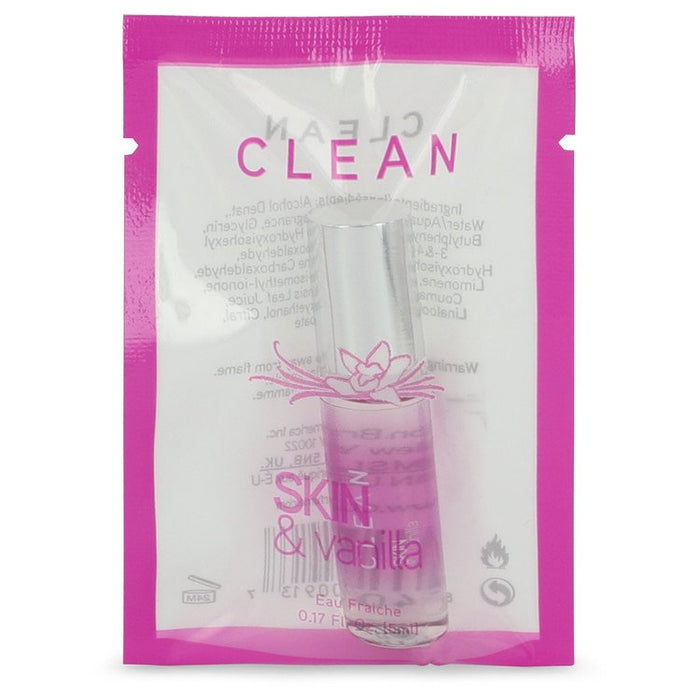 Clean Skin and Vanilla by Clean Mini Eau Frachie .17 oz for Women.