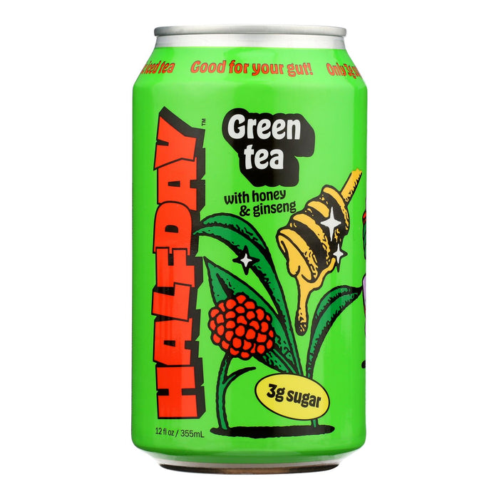 Halfday - Tonic Green Tea Honey Gnsng - Case Of 12-12  Fz