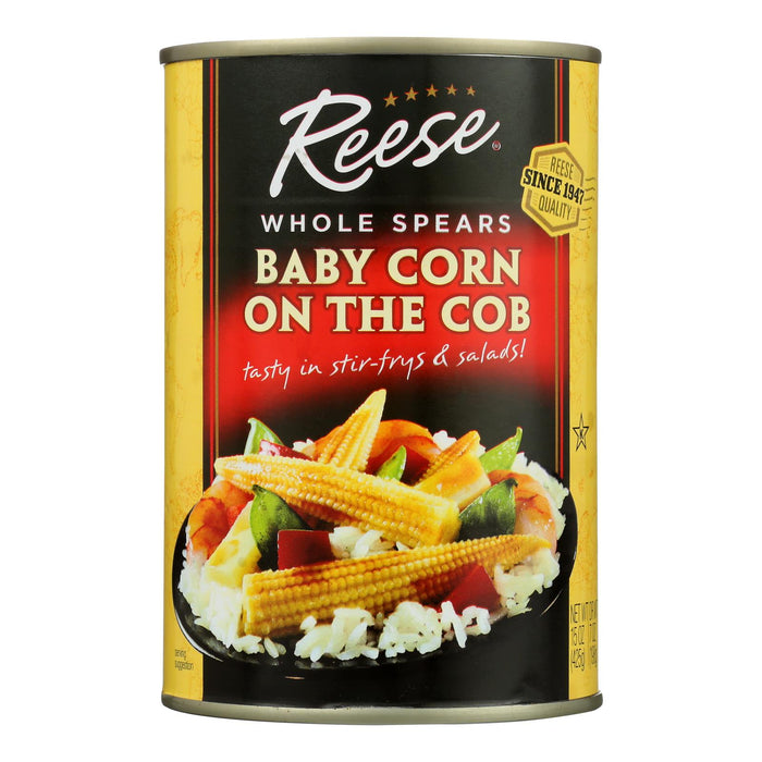 Reese - Baby Corn On The Cob - Case Of 12 - 15 Oz.